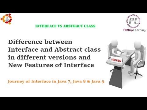 Interface vs Abstract Class | Comparing the Enhanced Features of Interface in Java 8 & Java 9