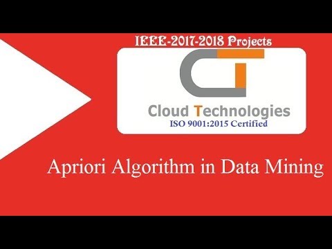 Apriori Algorithm in data mining | Cloud Technologies | IEEE Projects Hyderabad | Ameerpet