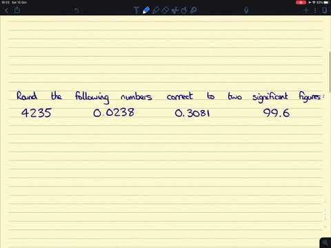 Rounding 3 (Significant Figures)
