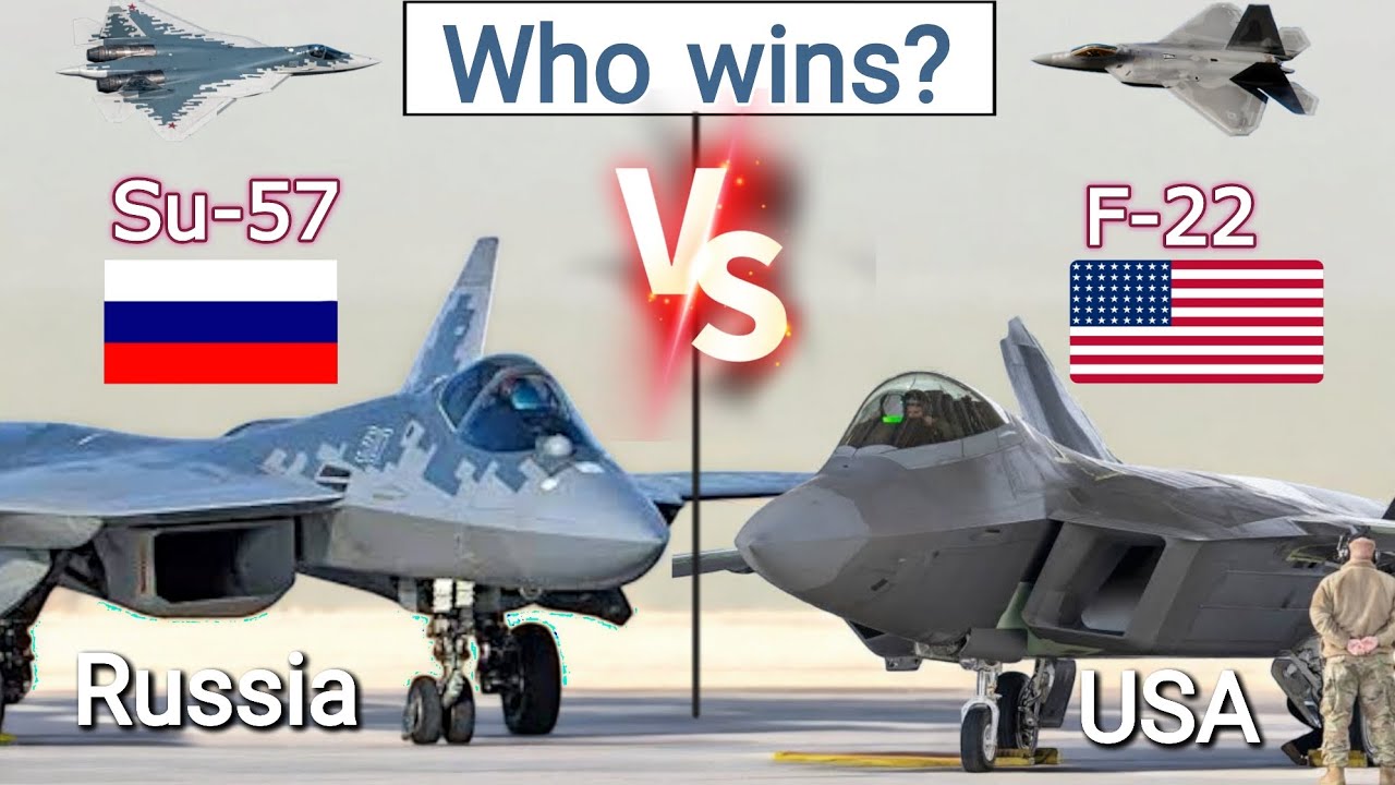 Su-57 vs F-22 Raptor: Comprehensive Comparison of Stealth Fighters – Speed, Range, Engines, and More