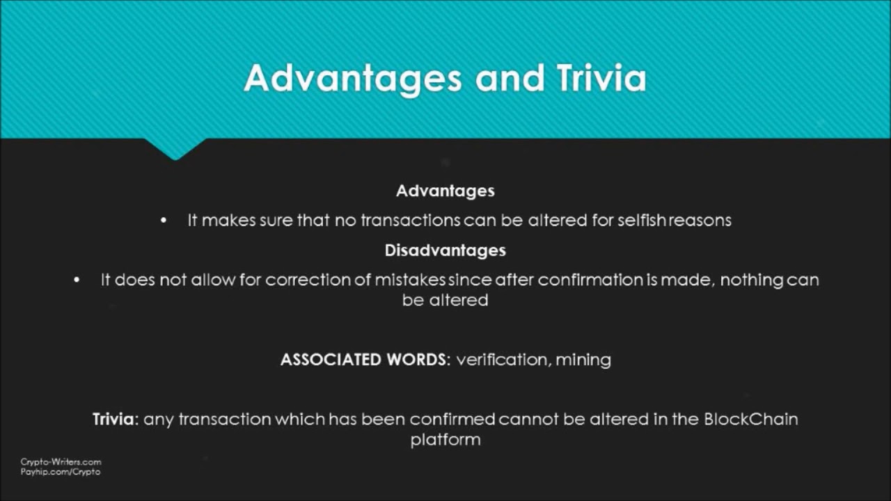 Ultimate Guide to Blockchain Terms: Crowdfunding, Crypto, Cryptanalysis & More π