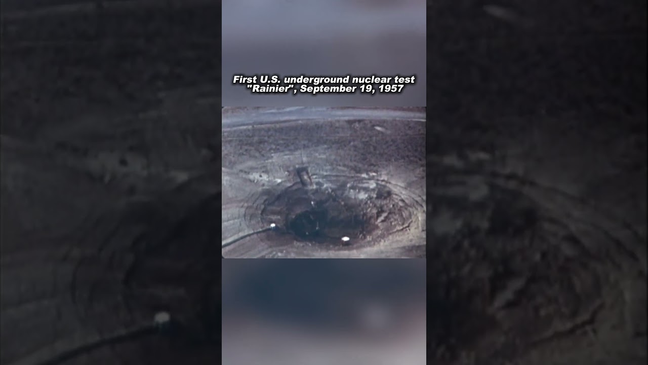 First U.S. Underground Nuclear Test 🧪