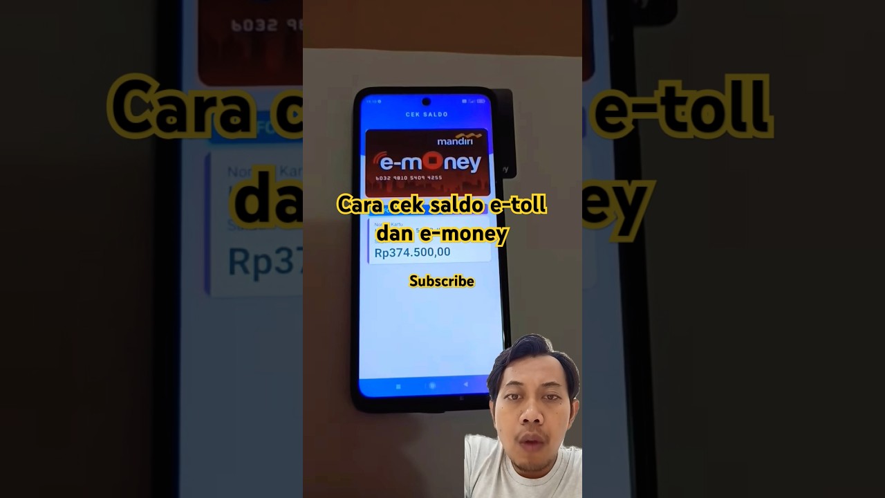 Cara Cek Saldo E-Toll dan E-Money di HP 📱