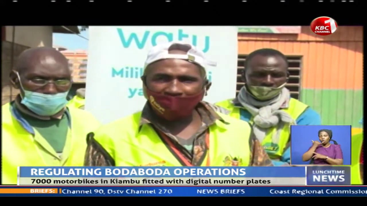 7,000 Motorbikes in Kiambu Get Digital Plates 🚲