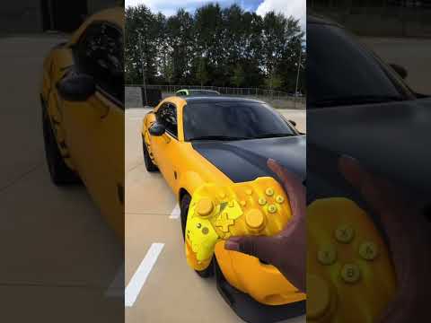 "Must See: Yellow Demon 170 Challenger Wrap in Action! "🤯🤯🤯🤯#demon #170 #dodge