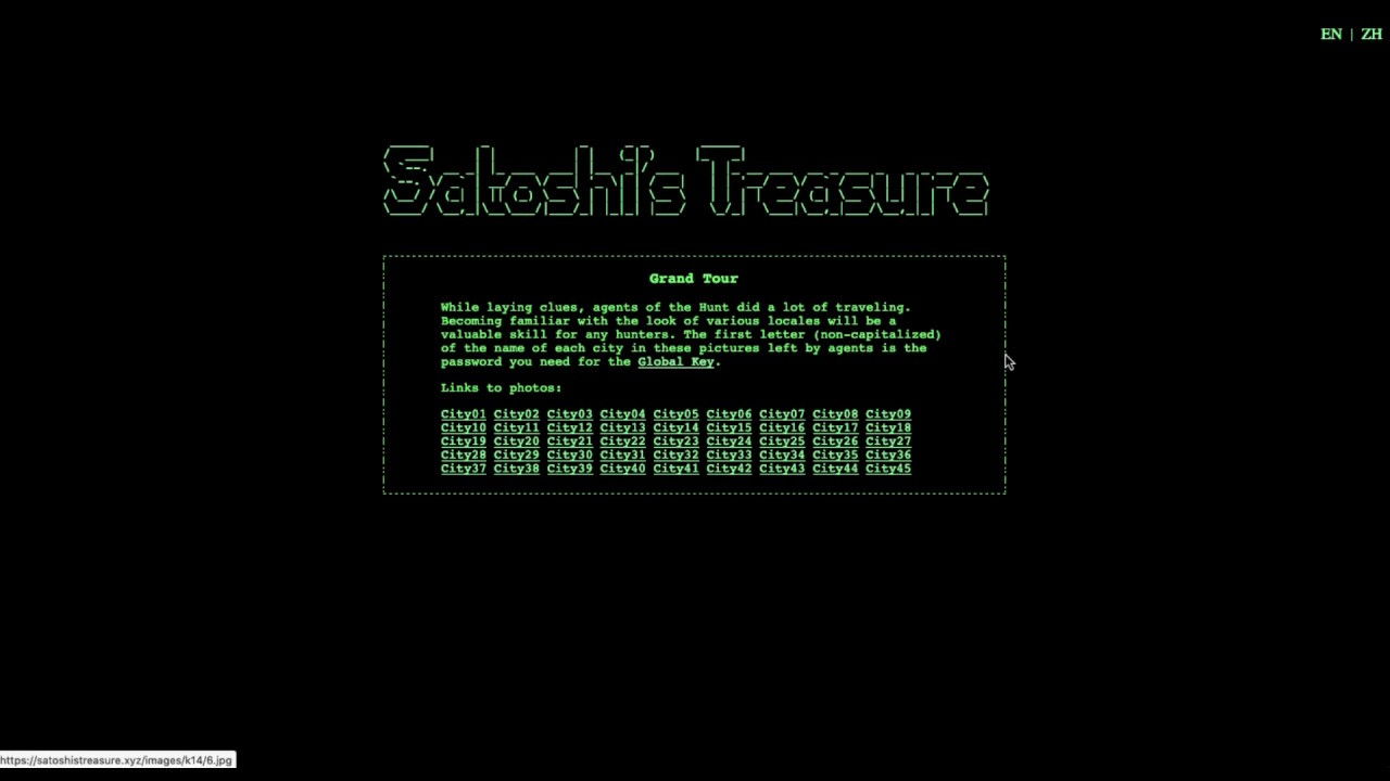 Satoshis Treasure: The Global Key Challenge