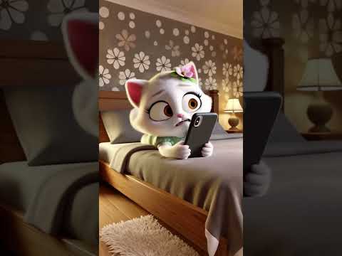 When you left your door open! 😱 #cat #caton #funny #kitten #animation #kitty #cute #catton#shorts