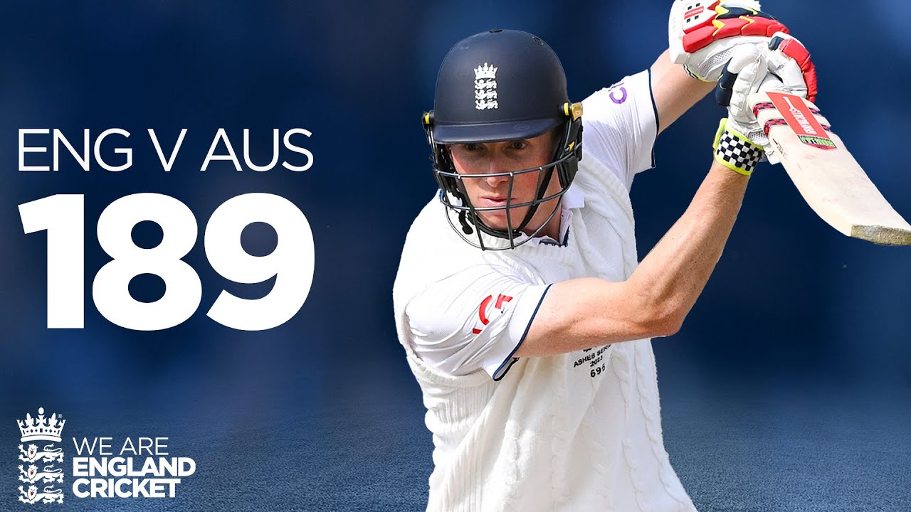 Zak Crawley's 189 vs Australia | Ashes 2023 🏏