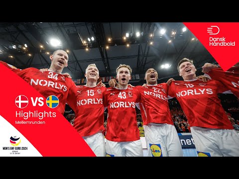 MATCH HIGHLIGHTS | Denmark vs. Sweden - EHF EURO 2024