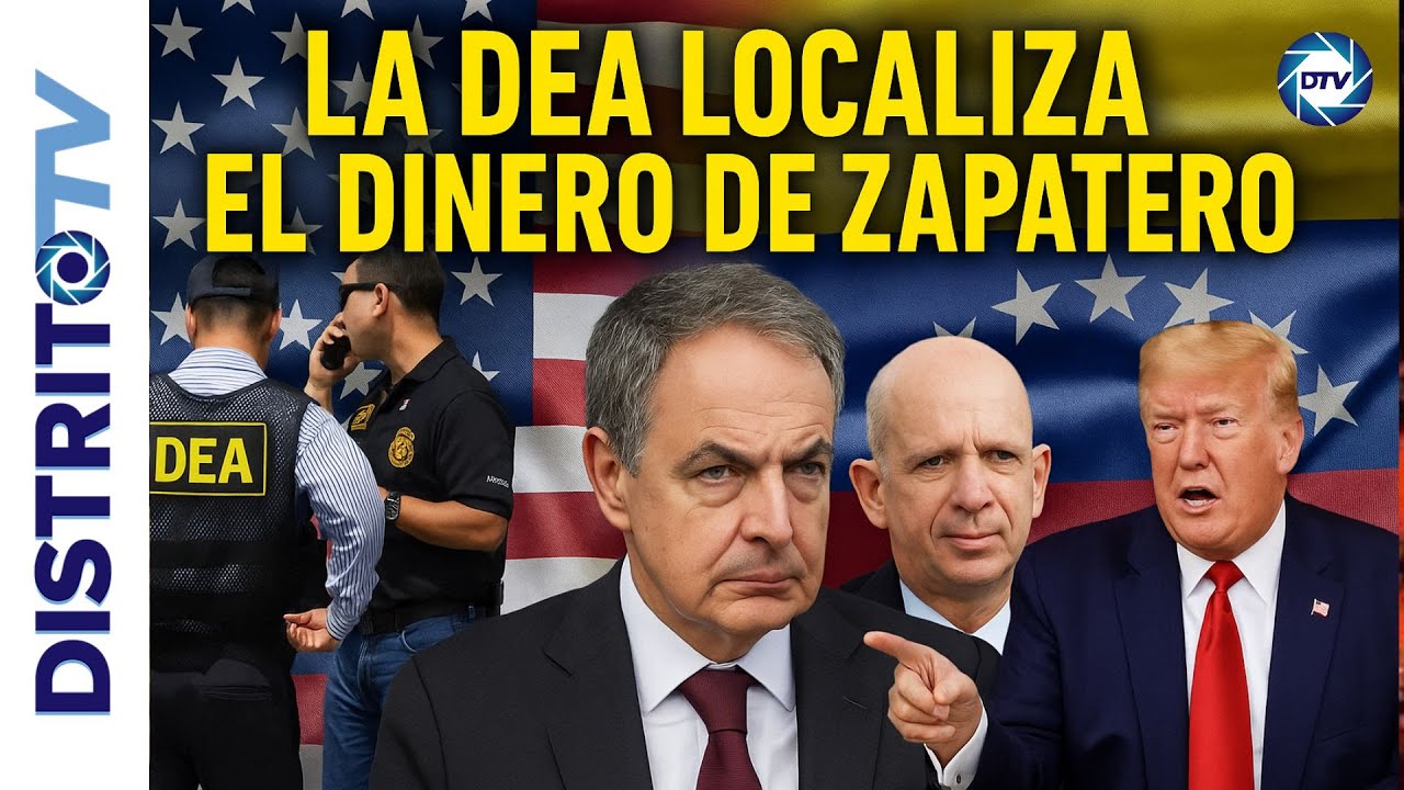 🚨 La DEA Descubre Cuentas Encriptadas Vinculadas a Zapatero y Venezuela