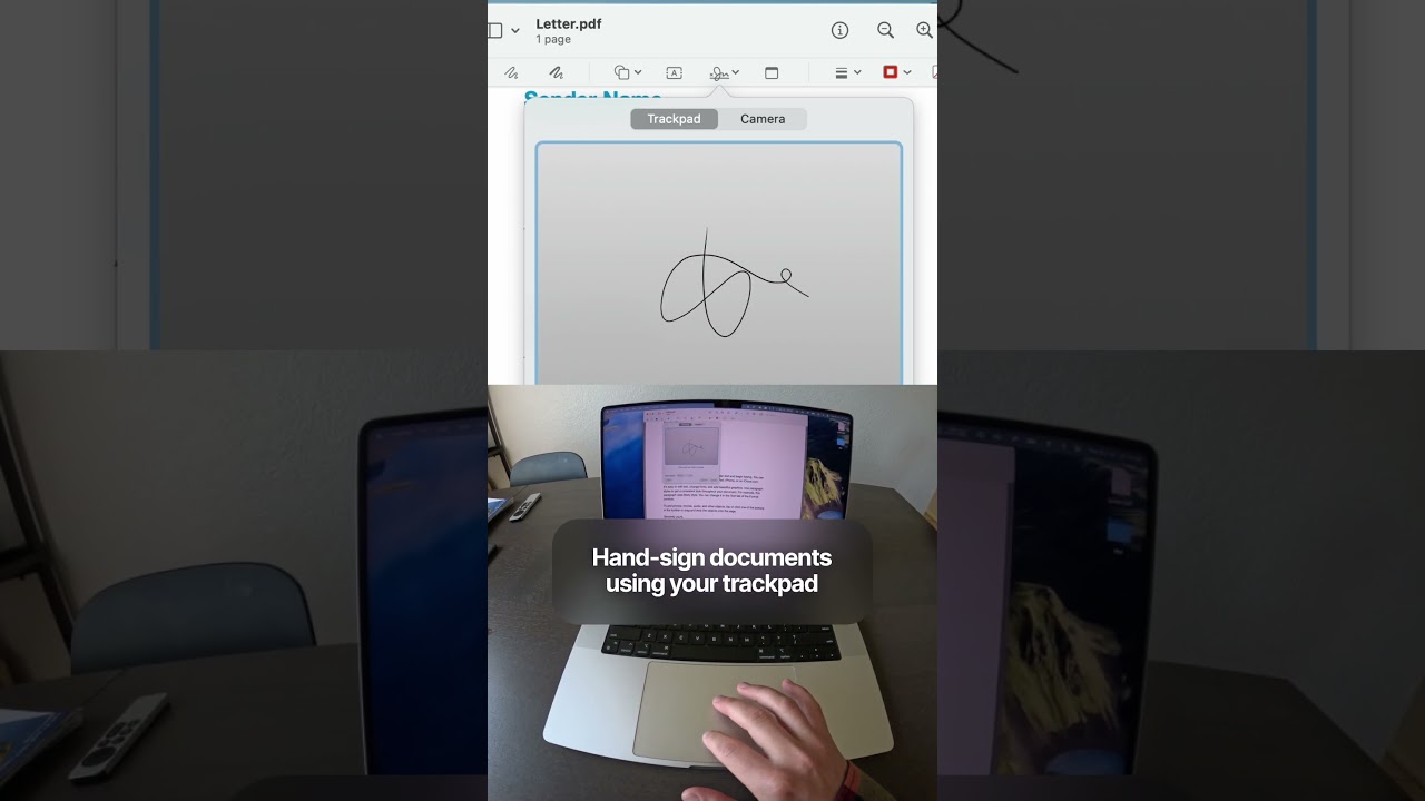 Sign Documents Easily on Mac Trackpad ✍️