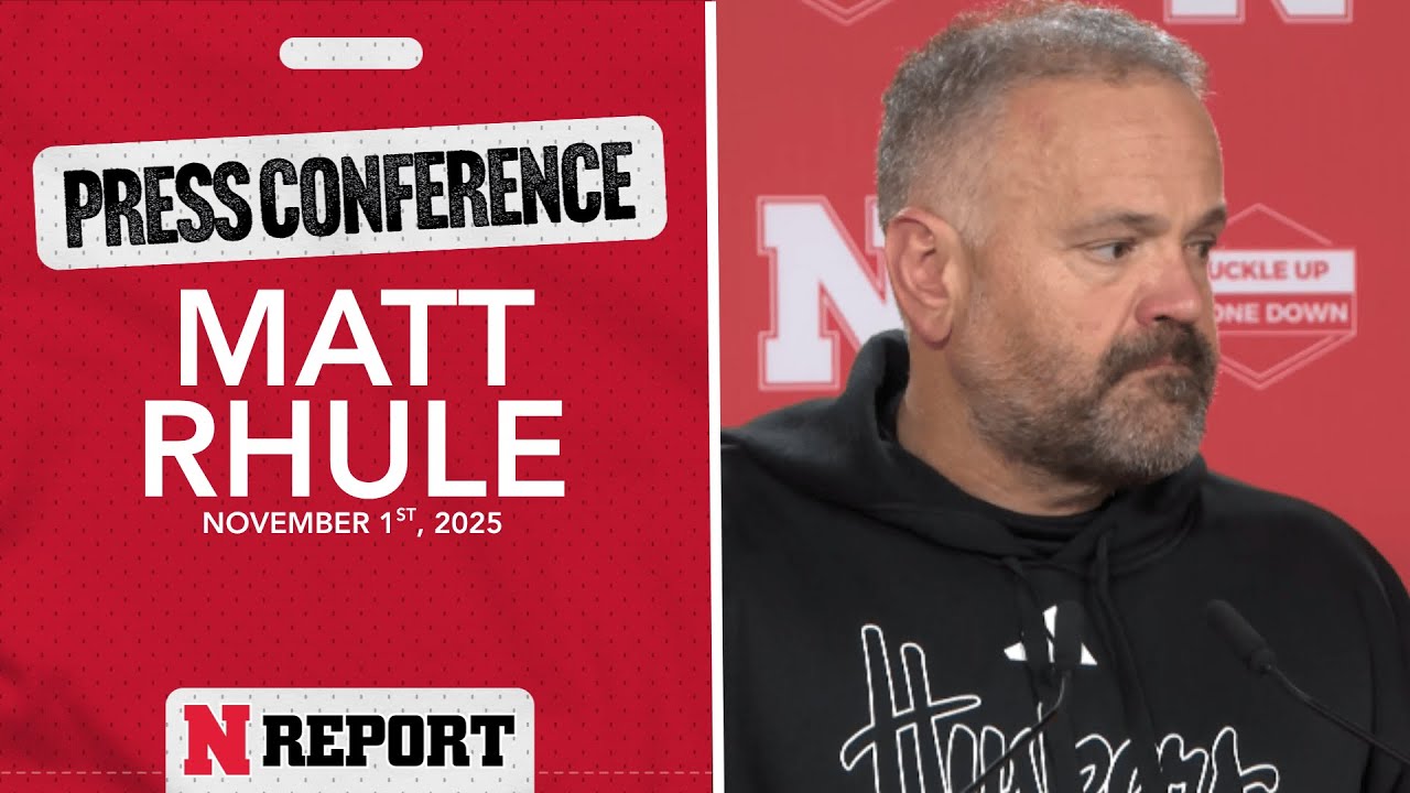 Nebraska Coach Matt Rhule Reacts to USC Game – Post-Game Press Conference (11/1/25)
