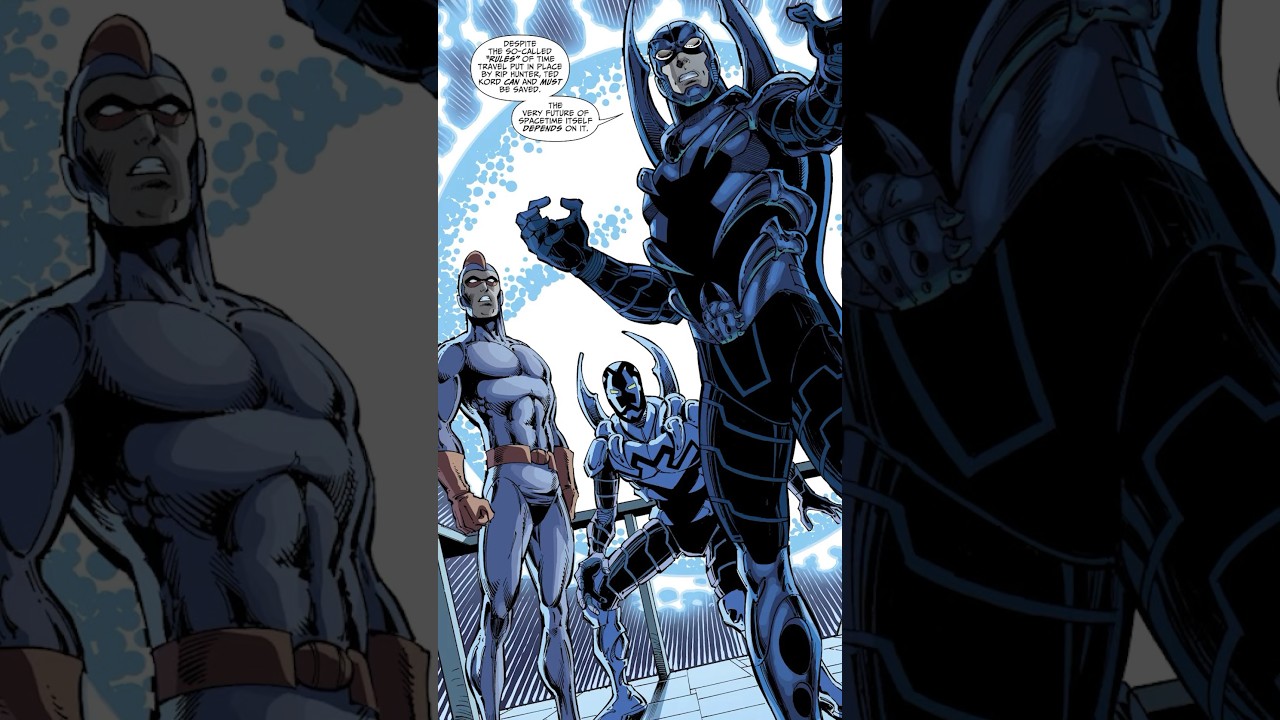 Booster Gold Time Travels To Save Blue Beetle And Fails! #shorts #dcuniverse