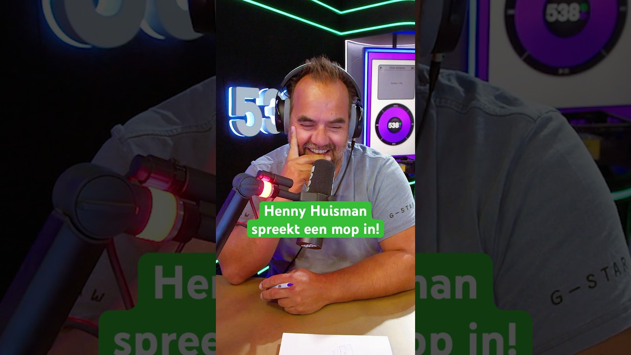 Henny Huisman deelt een grappige voicemail-mop! 🎙️