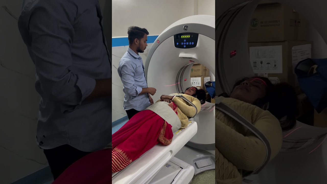 CT Scan of Female Brain