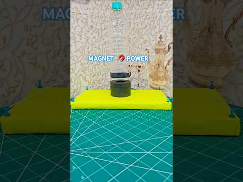 Magnet 🧲 Power ⚡️Magnet Floating in Air ❤️ Magnetic Levitation #shorts #diy #simpleproject