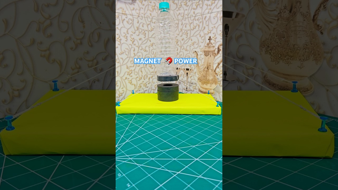 Amazing Magnetic Levitation DIY 🚀 | Simple Magnet Floating Experiment