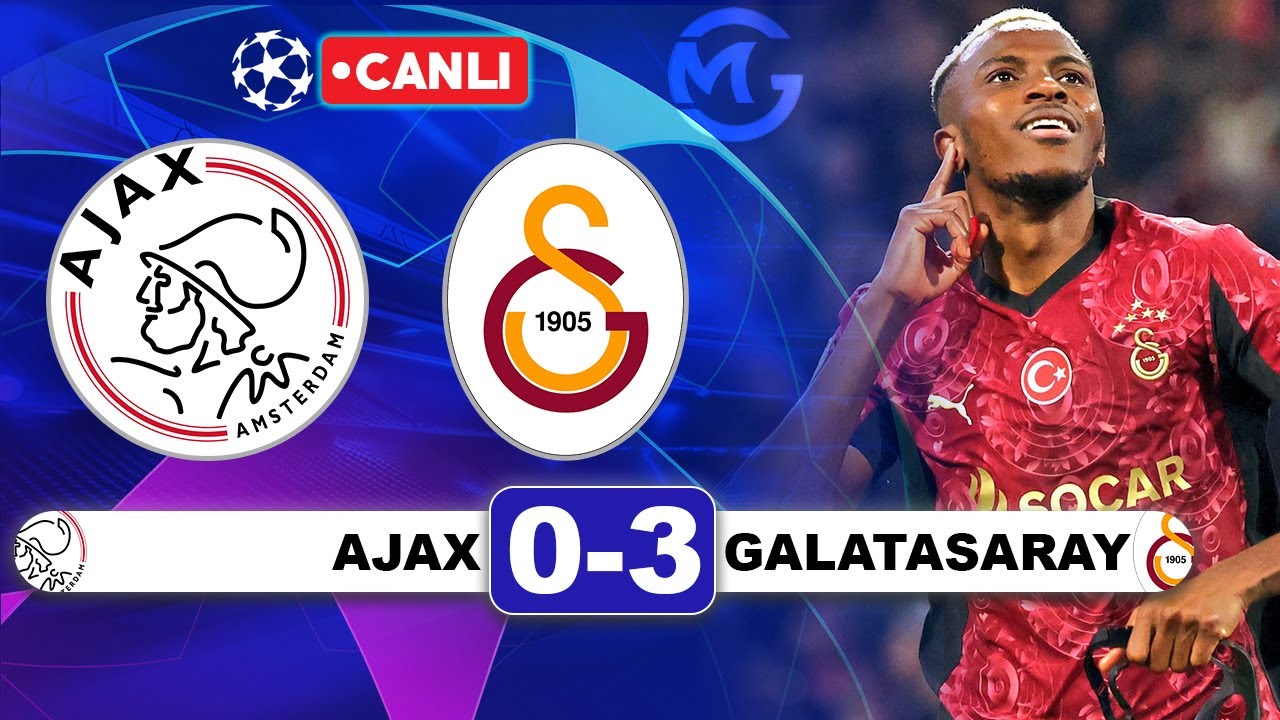 Galatasaray Shocks Ajax with 3-0 Victory in Champions League 🏆
