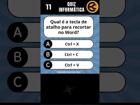 🎯 QUIZ DE INFORMÁTICA PARA CONCURSOS COM PERGUNTAS E RESPOSTAS. #quiz #quiztime #concursospúblicos