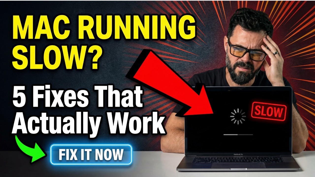 Mac Running Slow? 5 Fixes That Actually Work