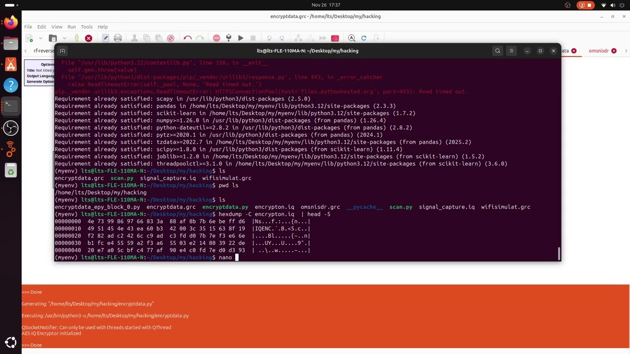 WiFi Signal Analysis & AES Encryption Guide 🔒