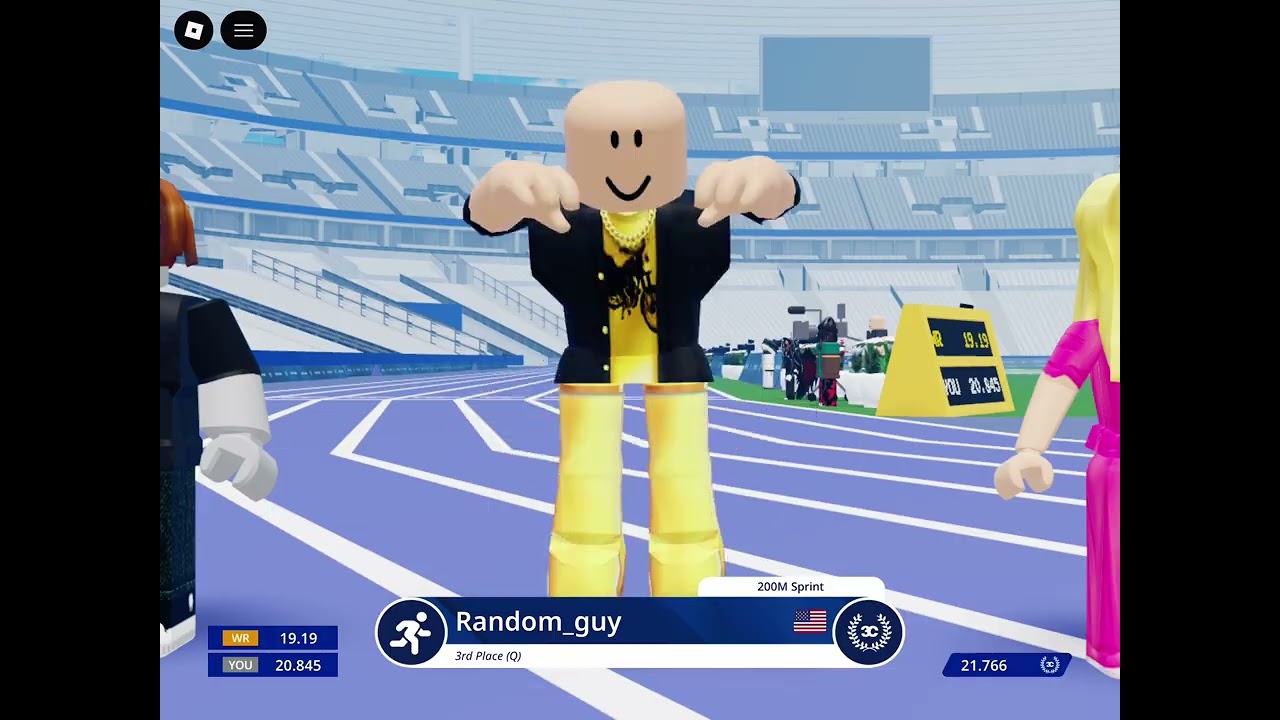 200m Sprint Ends Without Medal 🏅