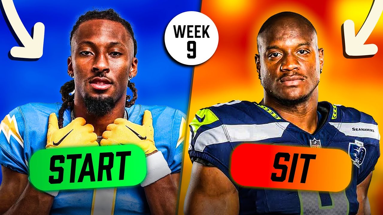 Start or Sit: Week 9 RB & WR Tips 🏈