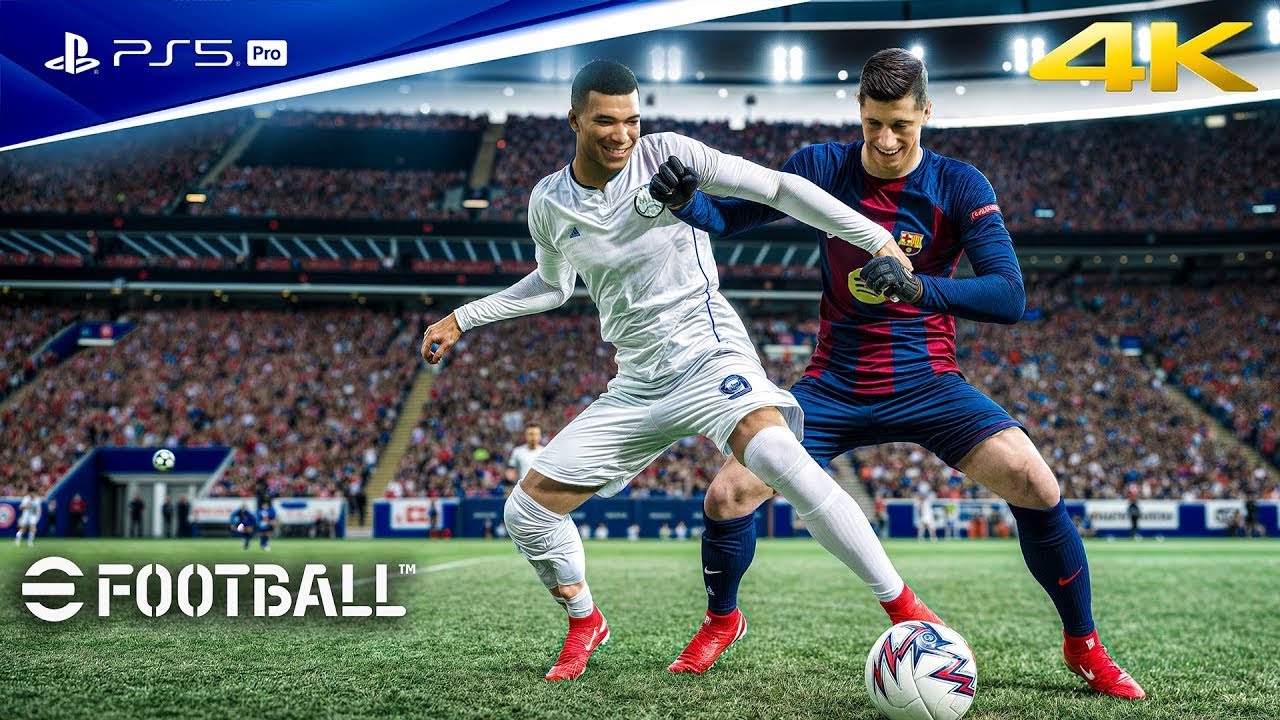 eFootball 2026: Real Madrid vs Barcelona in 4K on PS5