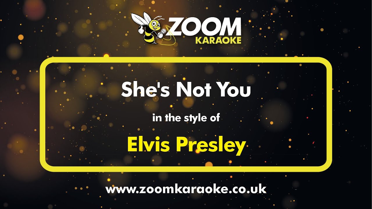 Elvis Presley - She's Not You Karaoke 🎤