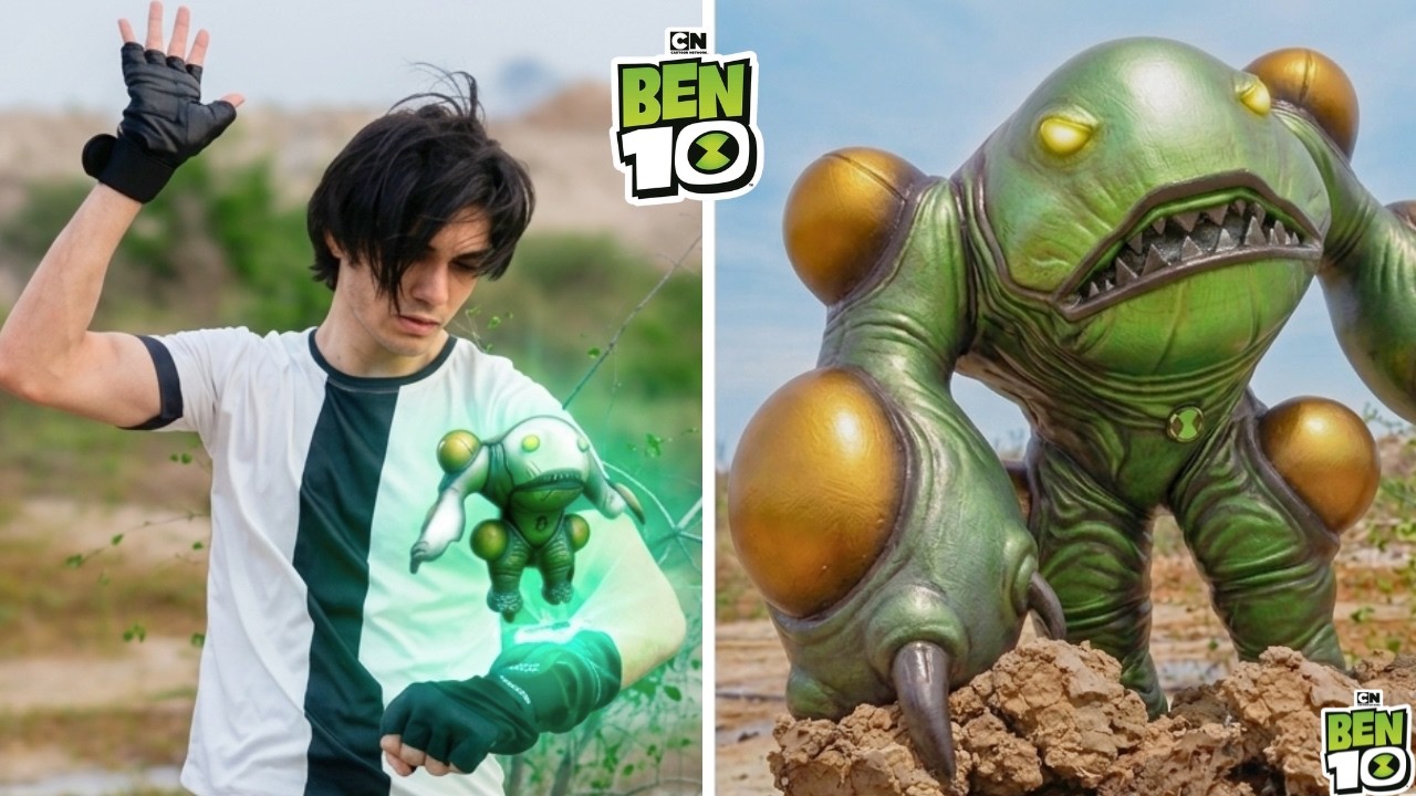 Ben 10: Ben 10 Cannonbolt Transformation in Real Life! 🚀