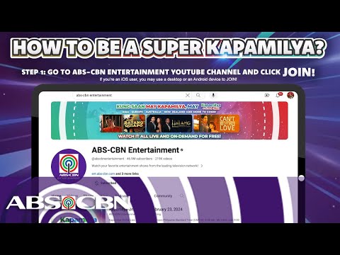 How To Be A Super Kapamilya | Join the ABS-CBN Entertainment Channel Membership