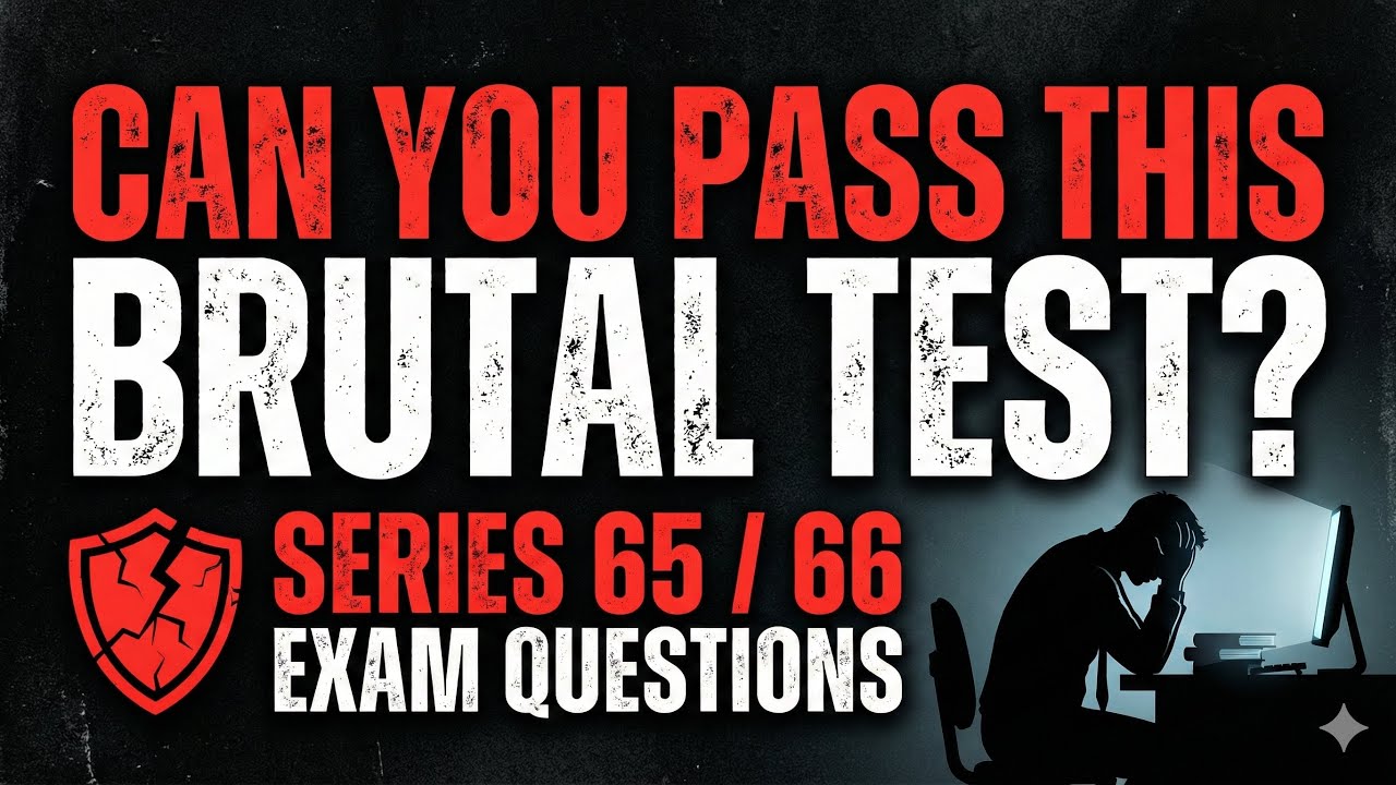 Series 65/66 Exam | Can You PASS  These Brutal Test?