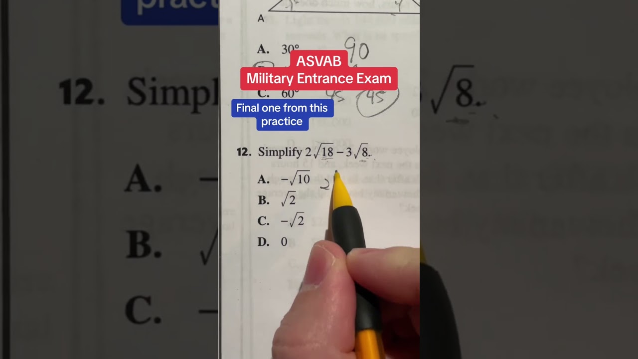 ASVAB Prep for the Math Knowledge 12
