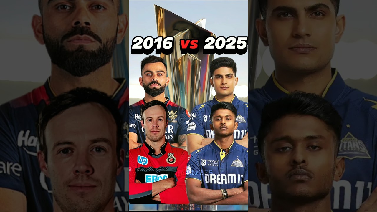 Virat+ABD (2016) vs Gill+Sudharsan (2025) in IPL 🔥