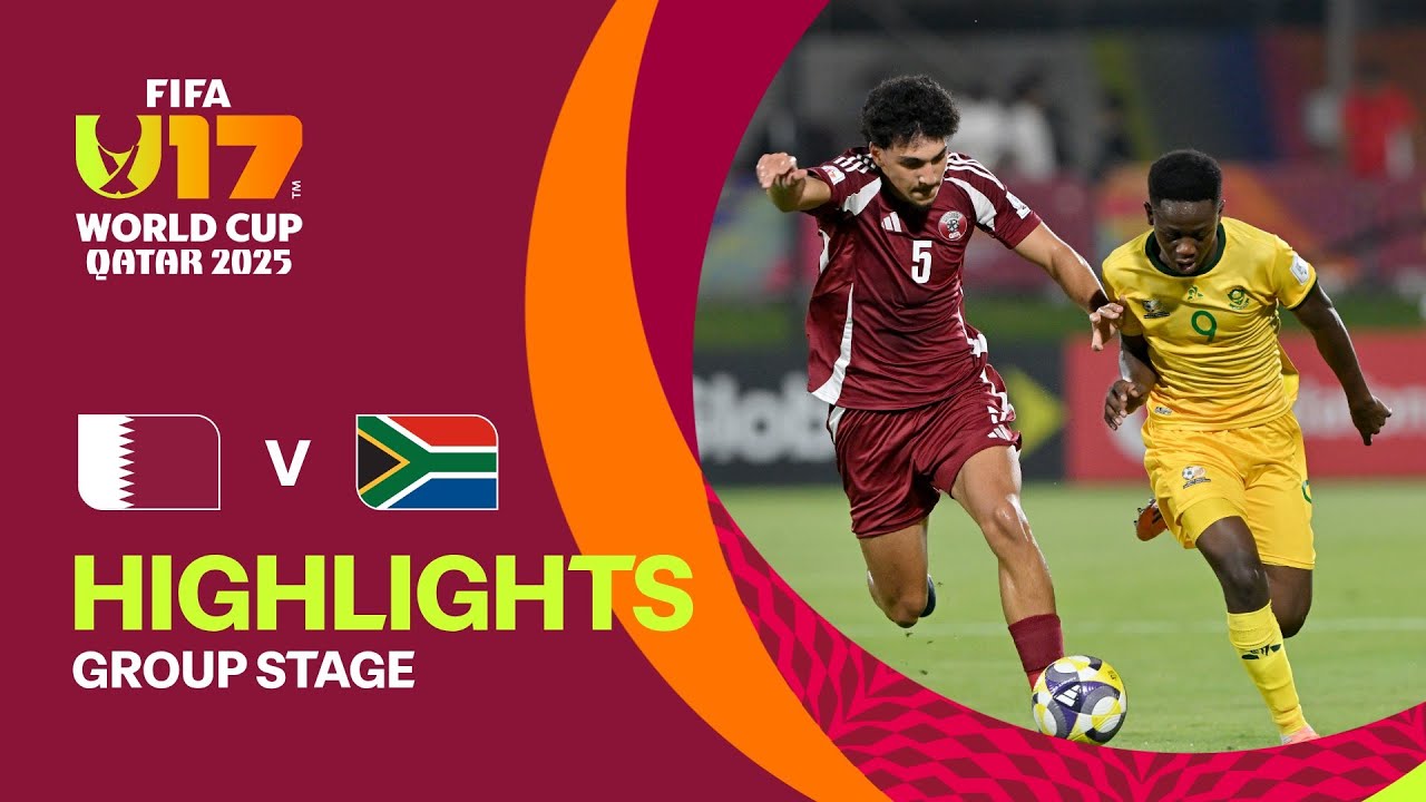 Qatar vs South Africa Highlights | Exciting Action at FIFA U-17 World Cup Qatar 2025