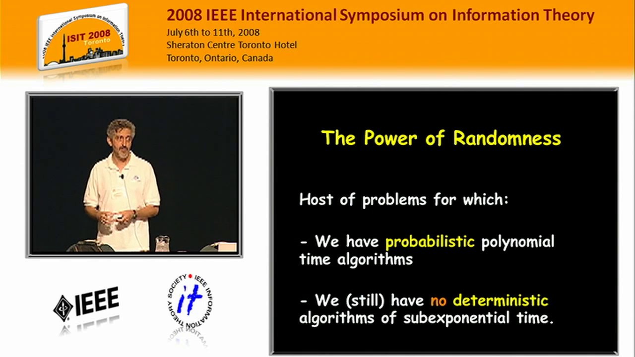 Avi Wigderson Explores the Power of Randomness in Computational Complexity 🌐