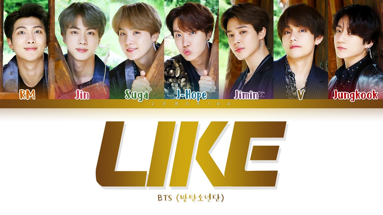 BTS - LIKE (방탄소년단) Color Coded Lyrics | Hangul, Romanization & English Translation 🎶