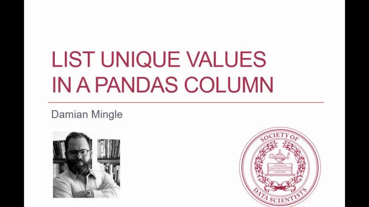 Pandas Python: List Unique Column Values 🐼