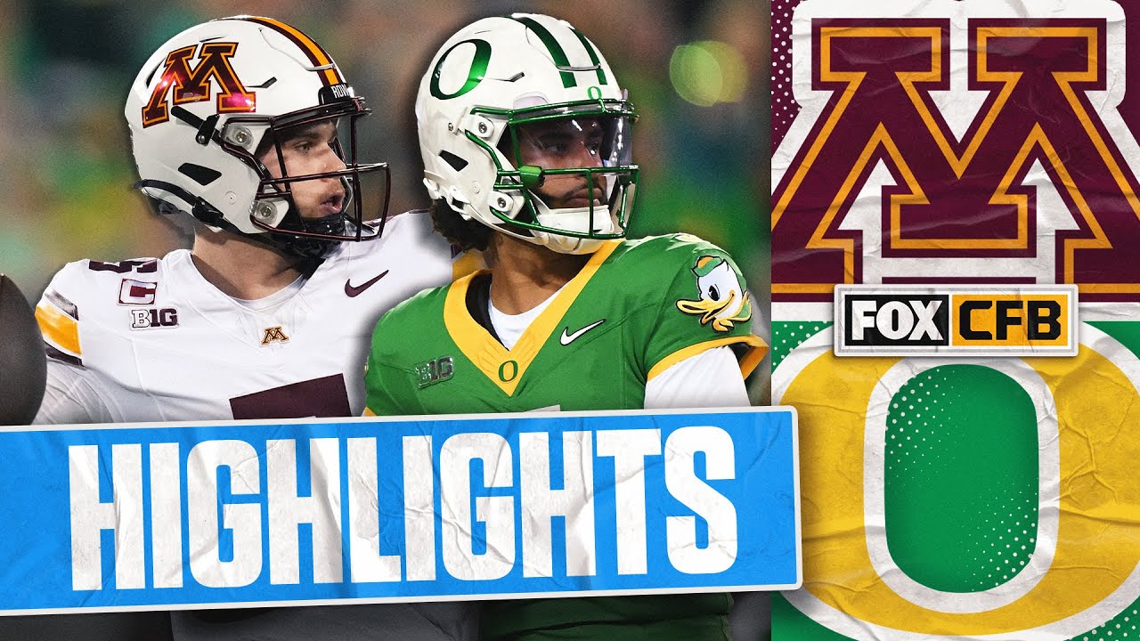 Gophers vs. No. 8 Ducks Highlights 🏈