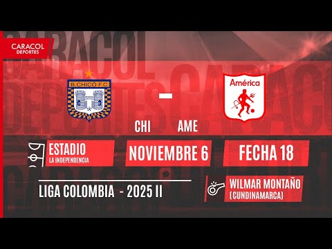 🔴 EN VIVO | Boyacá Chicó Vs. América - Liga Colombiana 2025-II por el Fenómeno del Fútbol