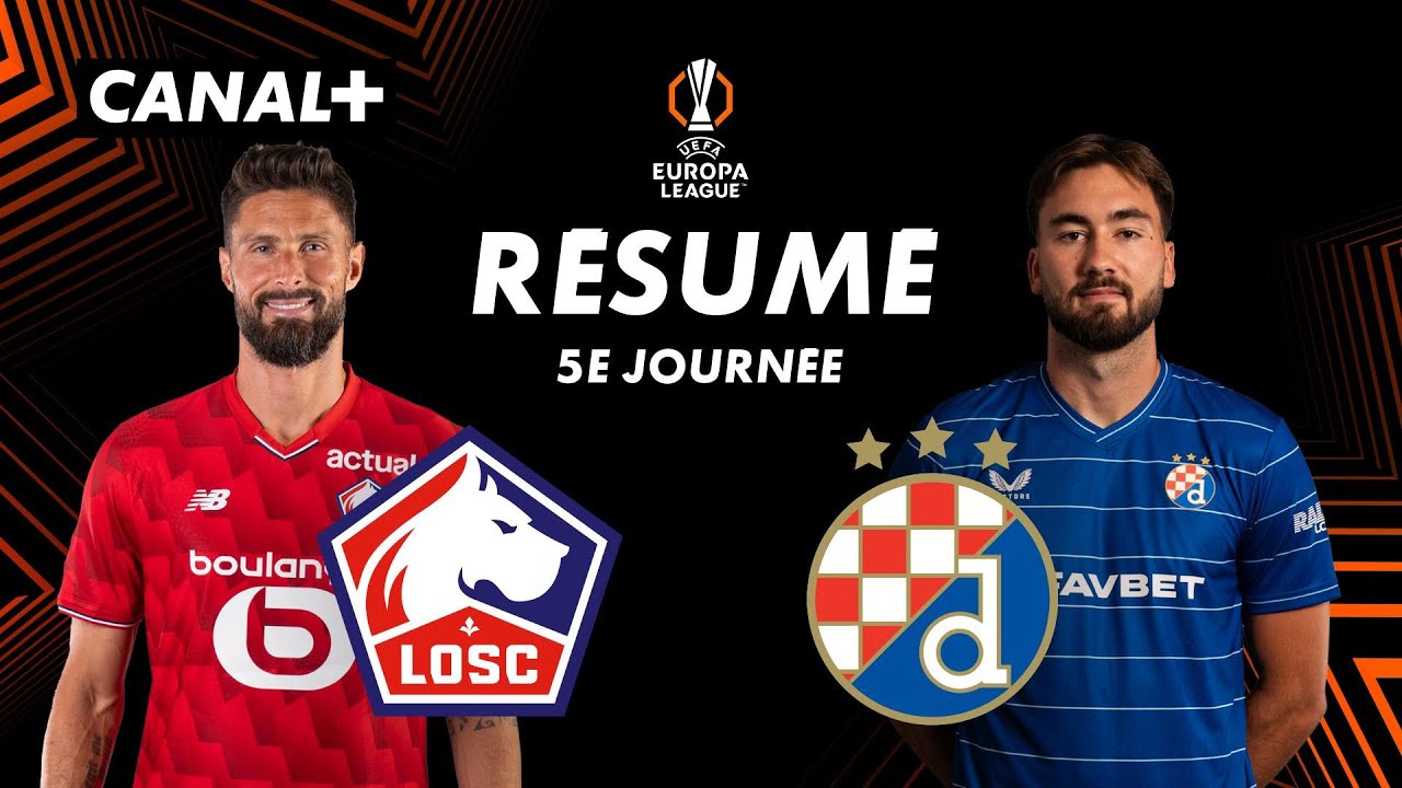Lille / Zagreb - Ligue Europa 2025/26 Résumé ⚽