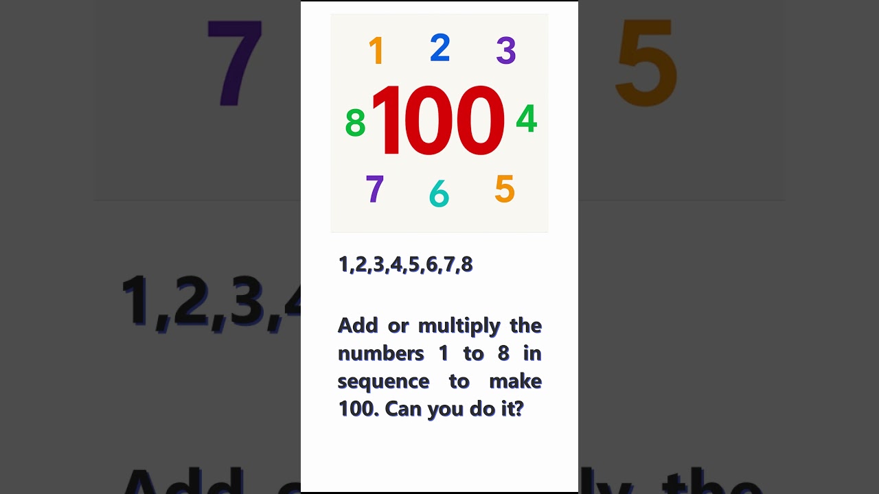 Fun Arithmetic Puzzle with Solution! 🧠 | Easy Math Brain Teaser