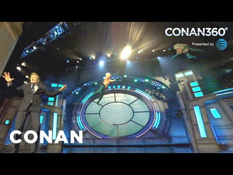 CONAN360°: Watch 360° Of Aquaman Spawning On Stage | CONAN on TBS