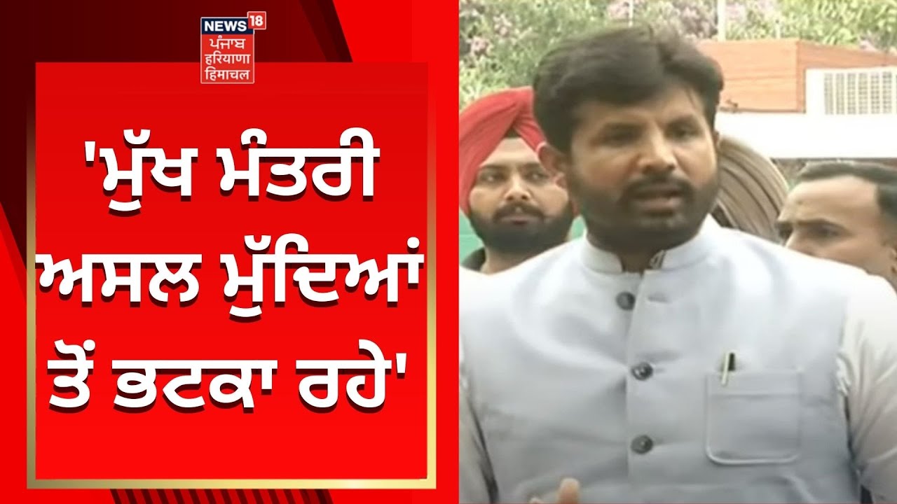 Raja Warring Criticizes CM Bhagwant Mann for Ignoring Key Issues | News18 Punjab