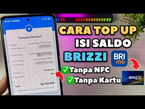 Cara Top Up Brizzi Lewat Brimo Tanpa NFC 🚗