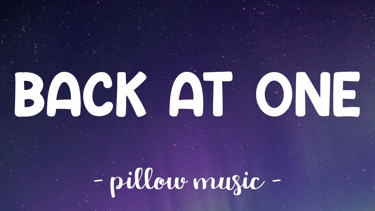 Back At One - Brian McKnight Lyrics 🎶