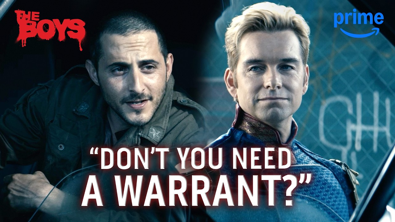 The Boys Distract Homelander as Hughie Makes His First Kill | Clip | Prime Video