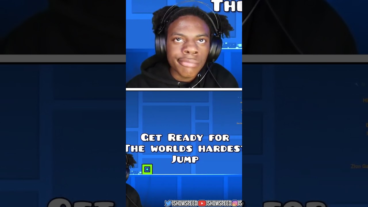 iShowSpeed Conquers the World's Toughest Geometry Dash Level! 🎮
