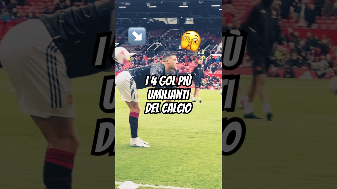 I 4 Le 4 Gole più Imbarazzanti della Storia del Calcio #shorts