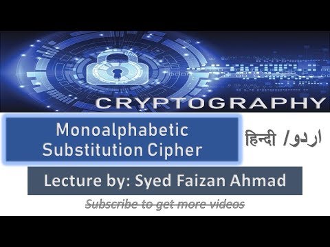 Monoalphabetic Substitution Cipher | Monoalphabetic Cipher Tutorial | Cryptography series |